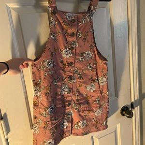 Adorable overall dress.